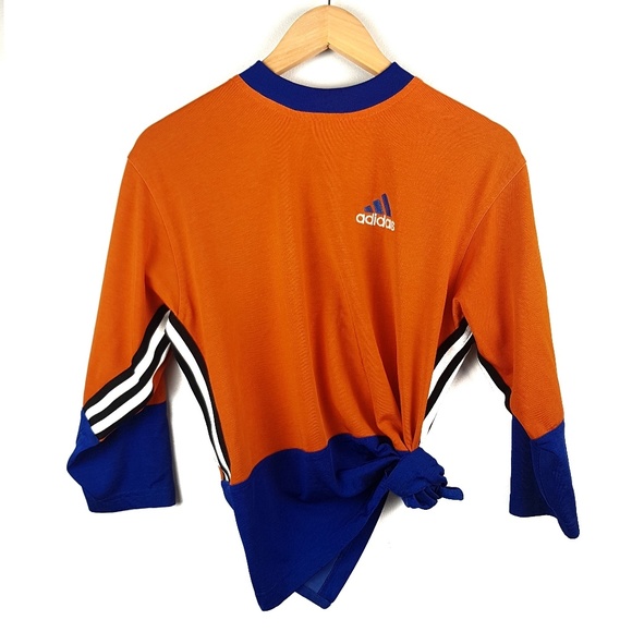 adidas Tops - Vintage Adidas Hi Low Baseball Style Top